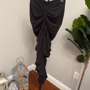 Naked Wardrobe Black Maxi Skirt